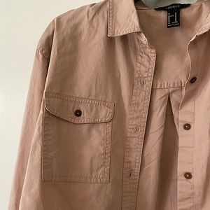 Forever 21 Cropped Button up